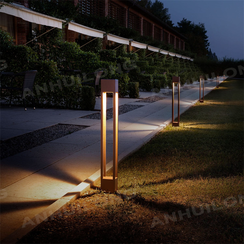 Industrial Style corten steel lighting For Outdoor Furniture